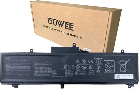 C41N1837 Laptop Battery Compatible with Asus ROG Zephyrus GA502DU GA502GU GU502DU GU502GU GU502GV GU532GU GU532GV GX502GV GX502GW GX532GV GX532GW Series 0B200-03380100 15.4V 76Wh 4940mAh 4-Cell in Saudi Arabia