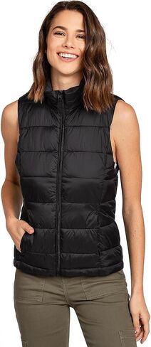 Love Tree Women's Juniors Cropped Packable Travel Puffer Vest in Saudi Arabia