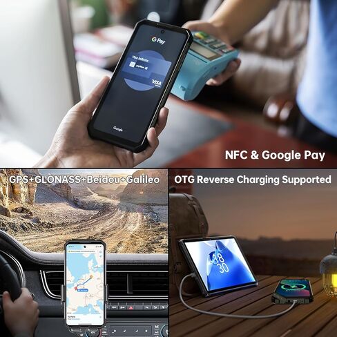 هاتف ذكي متين OUKITEL WP27 غير مقفل، ذاكرة وصول عشوائي 24 جيجابايت وذاكرة قراءة فقط 256 جيجابايت هاتف محمول متين أندرويد 13 بطارية 8500 مللي أمبير في الساعة هيليو G99 معدل تحديث 120 هرتز، شاشة 6.8 بوصة، كاميرات 64 ميجابكسل، رؤية ليلية بالأشعة تحت الحمراء  in Kuwait