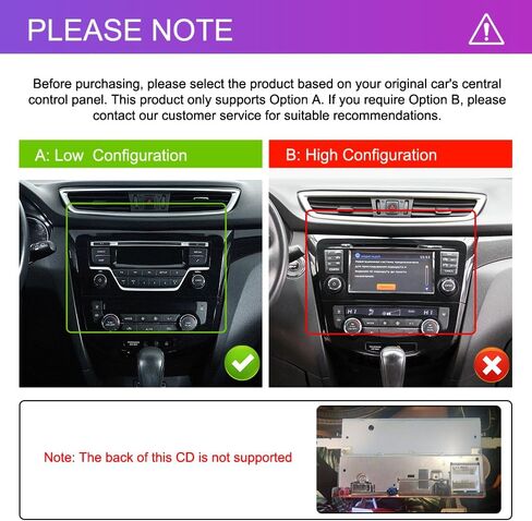 2G + 64G راديو السيارة ستيريو لنيسان روغ 2014 2015 2016 2017 2018 مع CarPlay اللاسلكي Android Auto 10 بوصة تعمل باللمس راديو Android 13 وحدة رئيسية مع WiFi GPS Navigation Bluetooth FM HD كاميرا احتياطية in Saudi Arabia