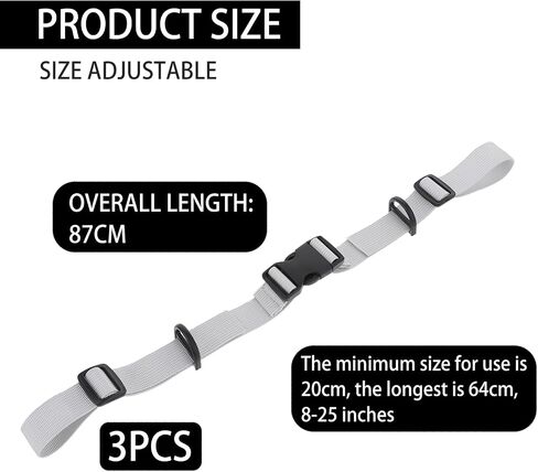4 Pack Backpack Chest Strap Replacement Backpack Waist Strap Heavy Duty Adjustable Backpack Sternum Strap Easy to Install Prevents Slipping Size Fits All in Saudi Arabia