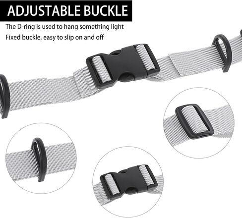 4 Pack Backpack Chest Strap Replacement Backpack Waist Strap Heavy Duty Adjustable Backpack Sternum Strap Easy to Install Prevents Slipping Size Fits All in Saudi Arabia