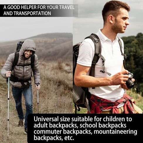 4 Pack Backpack Chest Strap Replacement Backpack Waist Strap Heavy Duty Adjustable Backpack Sternum Strap Easy to Install Prevents Slipping Size Fits All in Saudi Arabia