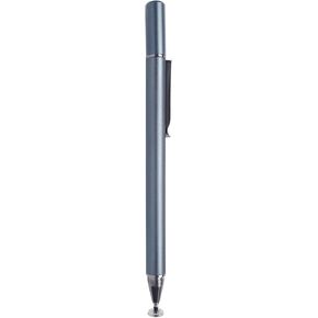 Precision Disc Stylus Styli with Pen Clip Cap for iPad, iPad Air, iPad Mini, Samsung Galaxy and Other Touch Screen Devices - Grey
