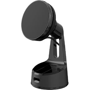 Scosche MEMSQRWD MagicMount Elite Magnetic Wireless Charging Phone Mount for Car Dashboard/Windshield with Fast USB-C Car Charger, Cell Phone Holder Compatible with MagSafe Apple iPhone 16/15/14/13/12