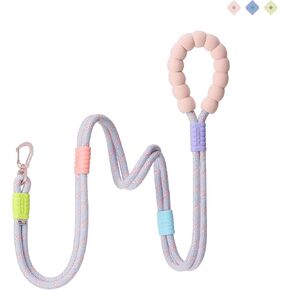 Heavy Duty Rope Dog Leash 5 Foot Reflective Dog Leashes with Aluminum Carabiner Adjustable Dog Training Leash Explosion Proof Punch for Large and Medium Dogs | Marshmallow Max |