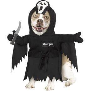 Fun World Officially Licensed Ghost Face Pet Costume, Small
