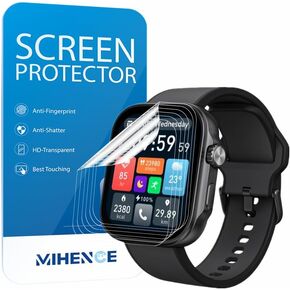 Screen Protector for GTX13 1.99" Smart Watch, PET HD Protective Film Compatible for GZC GTX13 1.99" Smart Watches (6 PCS)