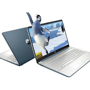 HP Laptop 15.6 INCH Business Computer Laptops, 12th Gen Intel 10 Cores i5-1235U (Beat i7-1195G7), 16GB RAM 1TB PCIe SSD, Iris Xe Graphics, BT WiFi Win11, Blue +BWE Accessories