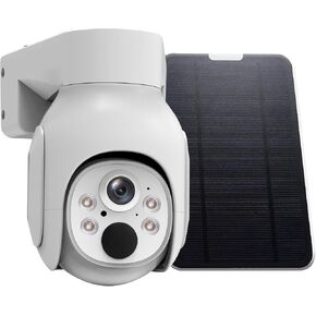 OOSSXX (Extend PTZ Camera for Wireless System) 2-Way Audio 4MP Extend Solar Security Cameras Wireless Outdoor,Solar Camera Battery Powered WiFi PIR Detection Home Indoor Video Surveillance NVR System