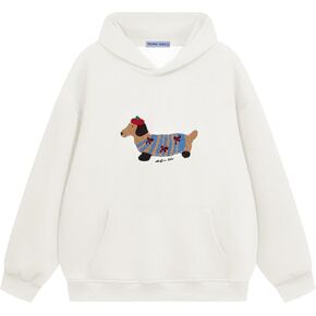Aelfric Eden Cartoon Dog Hoodie Cute Hooded Sweatshirt Long Sleeve Pullover Oversized Hoodies 2024 Fall Outfits