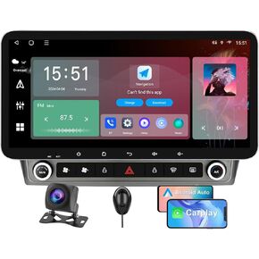 for Chevrolet Camaro 2010-2015 Android 13 Radio IPS Touchscreen GPS Navigation Stereo with Bluetooth Multimedia Player Build in Android AUTO Carplay (10.33-Inch)