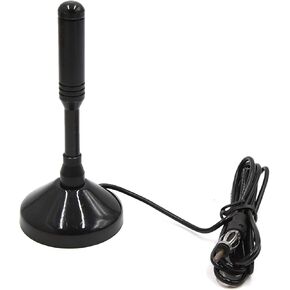uxcell Universal Black Auto Car Magnet Base AM FM Radio Signal Antenna Aerial