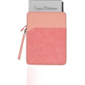 Tablet Sleeve for Remarkable Paper Pro 2024 e-Reader 11.8-inch，360 Protective Bag Carrying Case Water-Resistant，Pink.