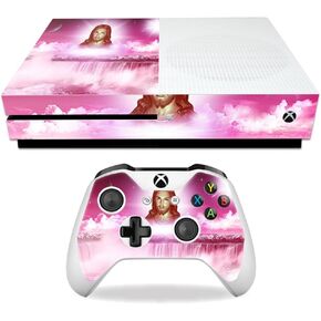 MightySkins Skin Compatible with Microsoft Xbox One S - Jesus | Protective, Durable, and Unique Vinyl Decal wrap Cover | Easy to Apply, Remove, and Change Styles | Made in The USA