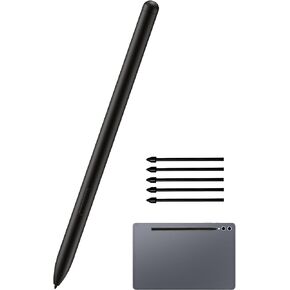 Galaxy Tab S10+/S10 Ultra S Pen Replacement for Samsung Galaxy Tab S10+/S10 Ultra Stylus Touch S Pen, Tab S10+ S Pen for Samsung Galaxy Tab S10+ S Pen with Free 5 Tips(WithoutBluetooth,Black)