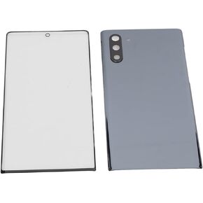 for Galaxy Note 10 Replacement Rear Glass Cover, Front Screen Glass Repair Kit, DIY, with a Full Set of Repair Tools (Colorful)