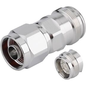 4.3-10 Mini Din Connector Female Jack to N Male Adapter 4.3/10 Mini Din Female to N Male Adaptor PIM 160dBc