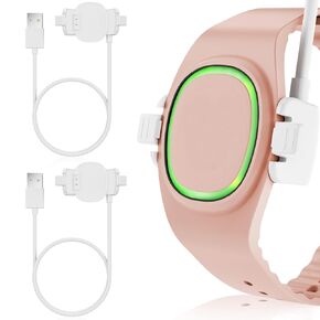 2 Pack Magic Band Charger Compatible with Disney-Magic Band Plus Charger, 3.3ft Replacement Charger Only Compatible with Disney-Magic Band+, Black