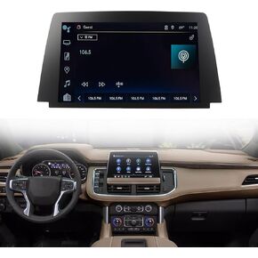Dasbecan 10.2' Touch Screen with LCD,Navigation Radio Assembly Compatible with 2021 2022 2023 Chevrolet/Chevy Suburban Tahoe, GMC Yukon/Yukon XL Replace# DD102ZA-01C