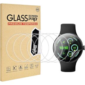 6 Pack Screen Protector Compatible for Google Pixel Watch 3 45mm(2024) Ultra-Thin Flexible TPU [Not Glass] Film with Anti-scratch, HD Clear & Sensitive Screen Protector for Pixel Watch 3 45mm
