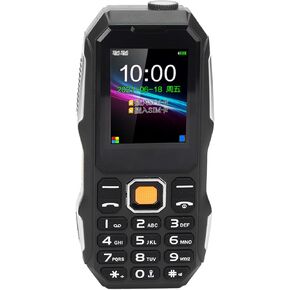 Zopsc Senior Cell Phone, W2021 1.8 inch Mobile Phone with Volume for Elderly, 5800mAh 0.3MP Bluetooth Mini Three Proof Cell Phone. (Black) in Kuwait