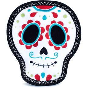 ZippyPaws - Z-Stitch Extra Tough Dog Toy with Squeaker - Santiago The Sugar Skull