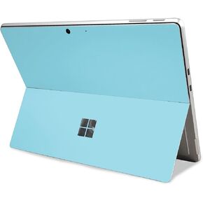 غلاف الكمبيوتر اللوحي متوافق مع Microsoft Surface Pro 11 (2024) - أزرق فاتح صلب - غطاء لاصق واقٍ من الفينيل الفاخر 3M - سهل الاستخدام | صُنع في الولايات المتحدة الأمريكية بواسطة MightySkins