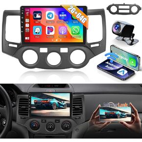 [2+64GB] Inefala for Kia Magentis/Optima 2008-2010 Car Radio Stereo, 9 inch HD Touchscreen Built-in Wireless Carplay Android Auto with GPS WiFi BT FM EQ SWC 26UI Mirror Link AHD Backup Camera MIC