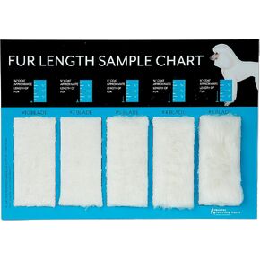 Master Grooming Tools Hair Length Sample Chart