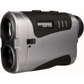 Gogogo Sport Vpro Golf Rangefinder مع مفتاح منحدر، 1500 ياردة، تكبير 7X، شريط مغناطيسي، قفل علم مسبق للغاية، دقة ± 0.5 ياردة، مكتشفات نطاق قابلة لإعادة الشحن للصيد/الصيد، اهتزاز النبض