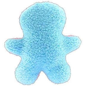 Petsport Shearling Fleece Durable, Super Soft Dog Toy with Squeaker Made for Medium & Large Dogs (Gingerbread Man)