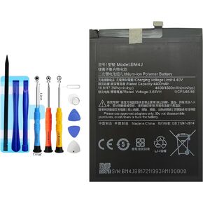 BM4J Replacement Battery for Redmi Note 8 Pro 2015105 M1906G7I M1906G7G，Rechargeable 0 Cycle Battery Compatible with Redmi Note 8 Pro 2015105 M1906G7I M1906G7G