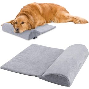 Dog Pillow Dog Calming Pillow for Small Dog & Cat Sleep Dog Neck Pillow for Joint Relief Sleeping Improve Anxiety Relief Pet Pillow with High Resilience Sponge