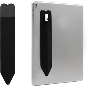 حامل أقلام رصاص (الجيل الأول والثاني)، عبوة واحدة من حافظة القلم، حافظة لاصقة متصلة بحافظة أقلام القلم، جيب قلم مرن (أسود) in Kuwait