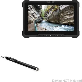 BoxWave Stylus Pen Compatible with Dell Latitude 7212 Rugged Extreme Tablet - EverTouch Capacitive Stylus, Fiber Tip Capacitive Stylus Pen for Dell Latitude 7212 Rugged Extreme Tablet - Jet Black