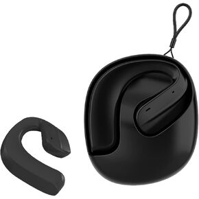 Purple Open Ear Earbuds OWS Hanging Earphones 5.4 Bluetooth Earphones, Over The Ear Air Bone Conduction Earbuds Bone Conducting Running Outer Open Ear Headphones Wireless Bluetooth Ear Buds