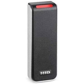 HID 20NKS-T0-000000 Signo 20 Mullion Terminal Strip Reader with Priority Standard Profile, Black with Silver Trim