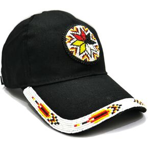 Native American Style Beaded Cap | Beaded Baseball Cap| Beaded Hat | Beaded Trucker HAT | Cap for Men in Kuwait