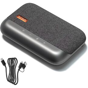 NUROUM A05U USB Conference Speaker and Microphone, Wired Speakerphone, 360° Noise Cancelling Voice Pickup, Stability, Lightweight, for Home Office/PC/Laptop/Destop/Group Meetings