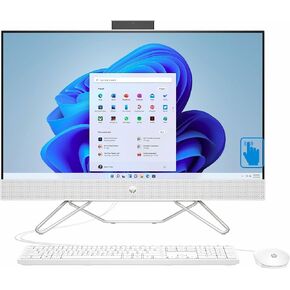 HP 27-cb0070 Business All-in-One 27" Touchscreen IPS FHD Display (AMD Ryzen 7 5700U, 16GB DDR4, 512GB PCIe SSD, AMD Radeon, WiFi 5, Webcam, Bluetooth 5.0, Win 11 Pro) in Saudi Arabia