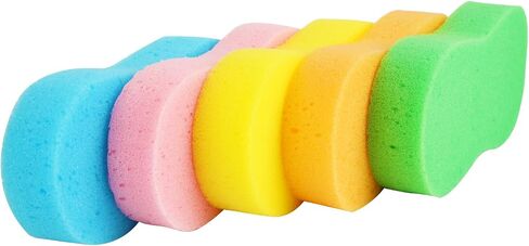 Car Wash Sponge 10 Pcs, Large All Purpose Sponges for Cleaning, High Foam Colorful Cleaning Sponge, Sponges for Car, Bike, Dishes, Bathroom, Kitchen Household Cleaning and Water Games in Saudi Arabia