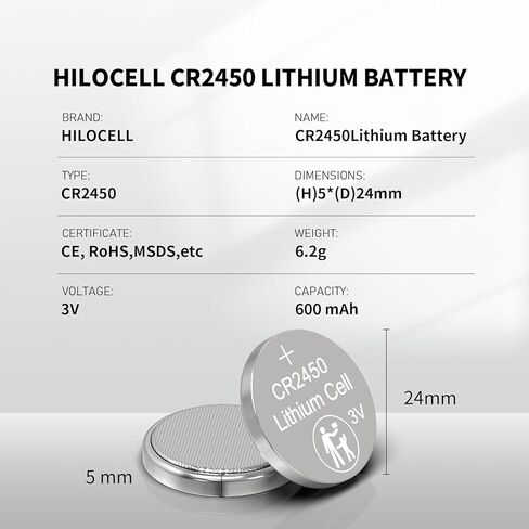 5 عبوات من بطاريات الليثيوم 3 فولت CR2016، بطاريات خلية زر 3 فولت CR 2016، بطارية 2016 عالية السعة تدوم طويلاً مع عمر افتراضي 10 سنوات...5 قطع in Kuwait