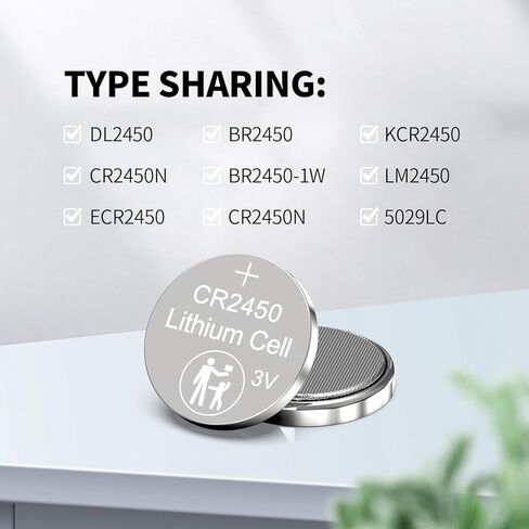 5 عبوات من بطاريات الليثيوم 3 فولت CR2016، بطاريات خلية زر 3 فولت CR 2016، بطارية 2016 عالية السعة تدوم طويلاً مع عمر افتراضي 10 سنوات...5 قطع in Kuwait