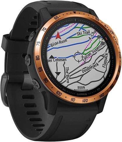 REYDA Stainless Steel Watch Bezel, Compatible with Garmin Fenix 6S/6S Pro, Metal Watch Accessory, Scratch Resistant Protection, 1.2 inches, RYD00248 in Kuwait