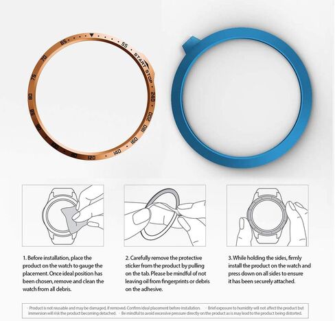 REYDA Stainless Steel Watch Bezel, Compatible with Garmin Fenix 6S/6S Pro, Metal Watch Accessory, Scratch Resistant Protection, 1.2 inches, RYD00248 in Kuwait