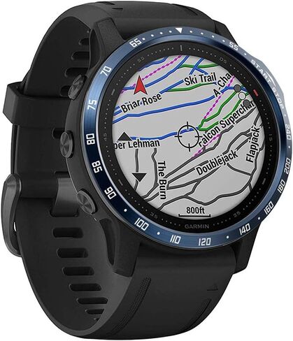 REYDA Stainless Steel Watch Bezel, Compatible with Garmin Fenix 6S/6S Pro, Metal Watch Accessory, Scratch Resistant Protection, 1.2 inches, RYD00248 in Kuwait