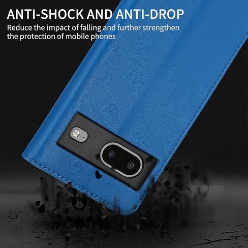 Compatible with Google Pixel 7 Pro Wallet Case with Card Slots Stand Magnetic Closure Protective Flip Leather Phone Cover for Google Pixel 7 Pro Case Wallet(6.7 inch-Black) in Kuwait