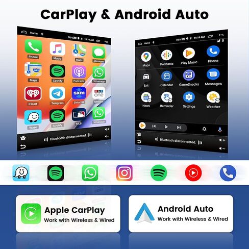 9.7 Inch Car Stereo for Hyundai Elantra 2014 2015 with Wireless Apple Carplay Android Auto, 2+64G Android 13 Touch Screen Car Radio GPS WiFi BT FM RDS Radio SWC Mirror Link EQ Backup Camera in Saudi Arabia
