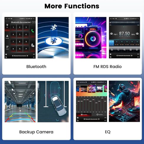 9.7 Inch Car Stereo for Hyundai Elantra 2014 2015 with Wireless Apple Carplay Android Auto, 2+64G Android 13 Touch Screen Car Radio GPS WiFi BT FM RDS Radio SWC Mirror Link EQ Backup Camera in Saudi Arabia